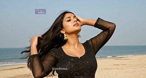 Beautiful Lady Photoshoot At Beach - GlamShows