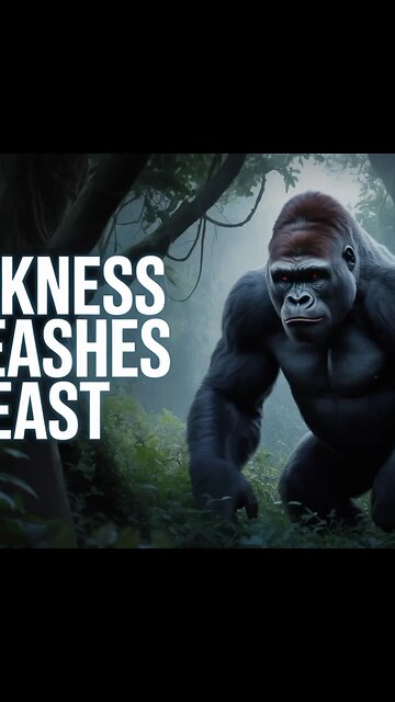 MONSTER Machine Battles Rogue Soldier in Epic Cyber Gorilla Rampage?