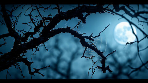 Spooky Forest Ambience | Deep Sleep | Halloween ASMR Under The Moon | Stress-Relief