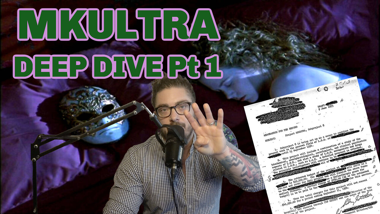 MKULTRA Pt 1: CIA’s Mind Control Program, Pop Culture Examples & David McGowan’s Programmed to Kill!