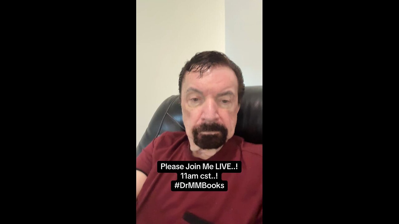 Please Join Me LIVE..! 11am cst..! #DrMMBooks
