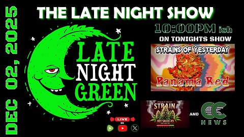 Tonight’s Live Show Is Loaded: Panama Red + Hot Sauce #9 🌶️💚