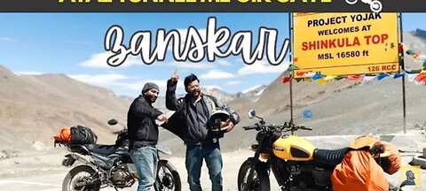 The Ultimate ZANSKAR Motorcycle Trip | Ep 1 - Manali to Shinku La Pass