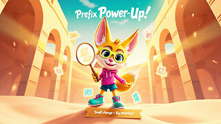 Prefix Power‑Up! — Kids Grammar Song (re, un, pre, mis, dis)