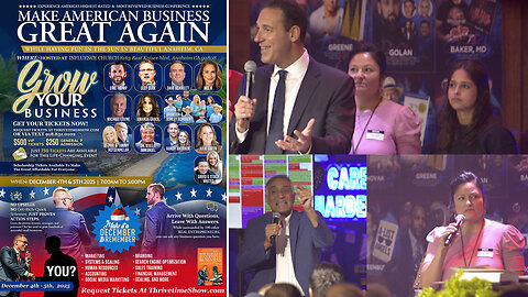 Business Coach | How a Mother & Her 15 Year-Old Daughter Started a Successful Business, Dr. Masoud Shares His Story + Erick Stakelbeck On Diligence + Join Eric Trump At Dec. 4-5 ThrivetimeShow.com Business Conf