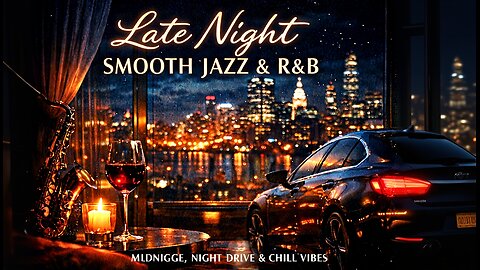 Late Night Smooth Jazz & R&B 🍷 Midnight Lounge, Night Drive & Chill Vibes Full Album