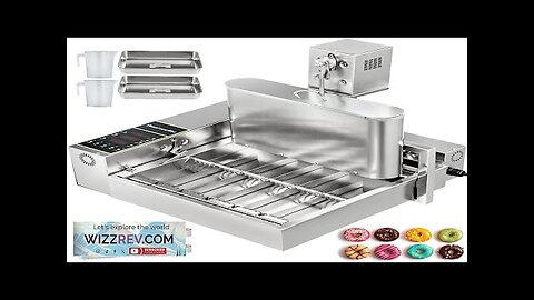 VEVOR 110V Commercial Automatic Donut Making Machine 6 Rows Auto Doughnut Maker Review