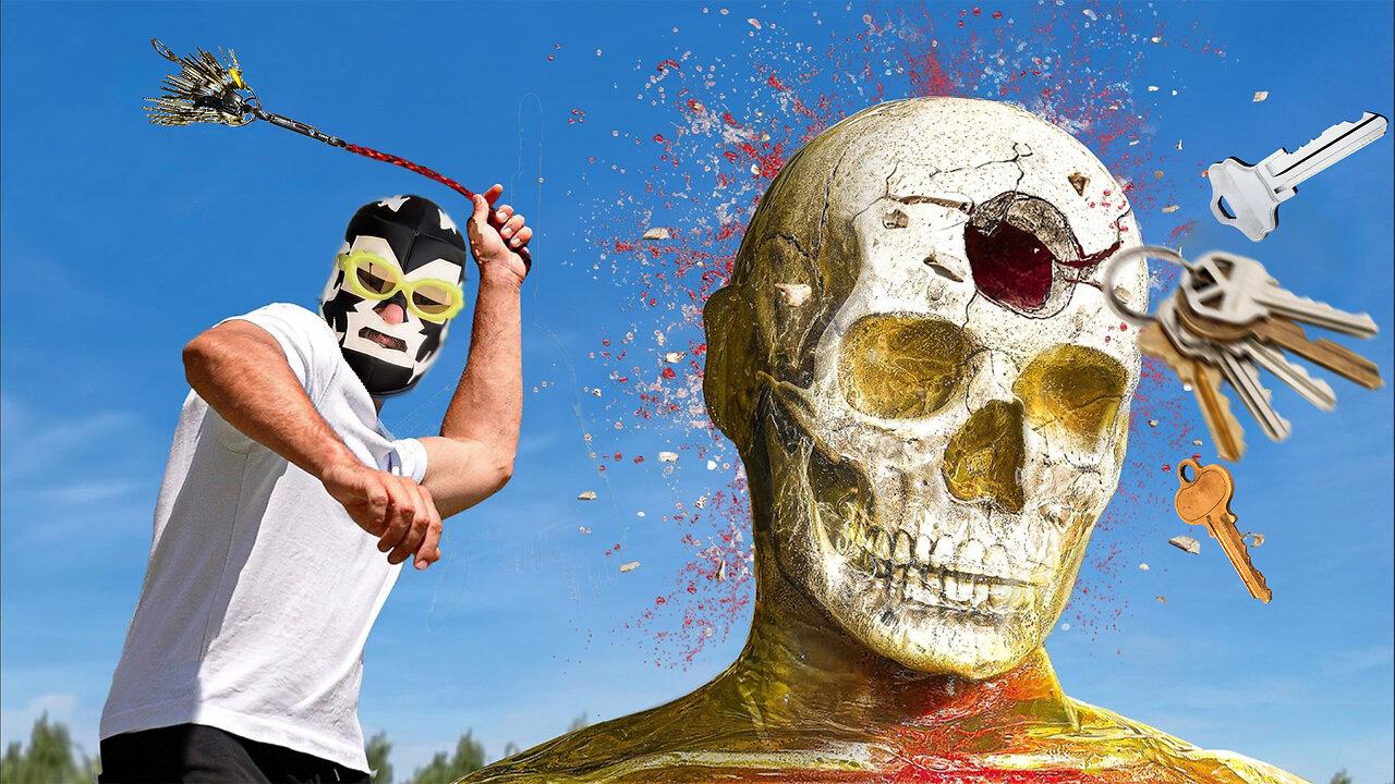 How to use your Keys in a Fight. Tested with a pork skull