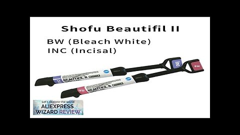 Bleach White Dental Restoration Material BW INC Incisal 4.5g Syringe Shofu Beautifil Review