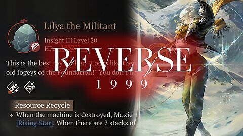 Limbo Stage 6-1 Lilya the Militant🔹#Reverse1999