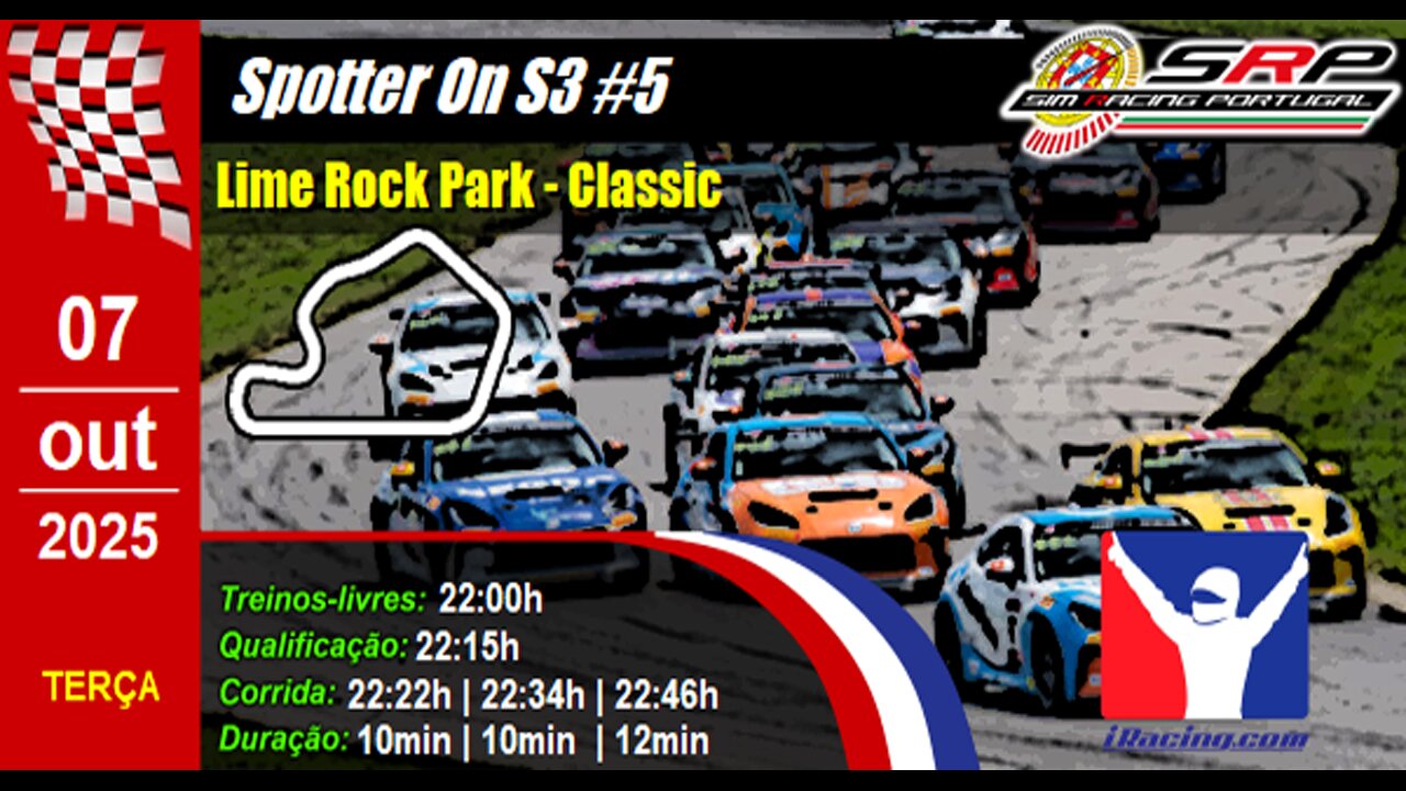 🇵🇹 [iRacing Live] 🇵🇹 Spotter On S3 @ Lime Rock Park - Classic
