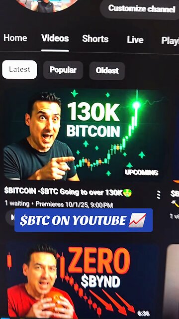 $BTC ON YOUTUBE 📈