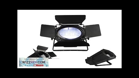 SHEHDS 200W COB Zoom LED Warm+Cool White Par Lights with Barn Doors Review