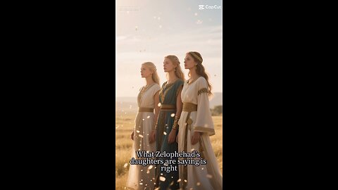 Numbers 27:6 (NIV) "What Zelophehad’s daughters are saying is right."