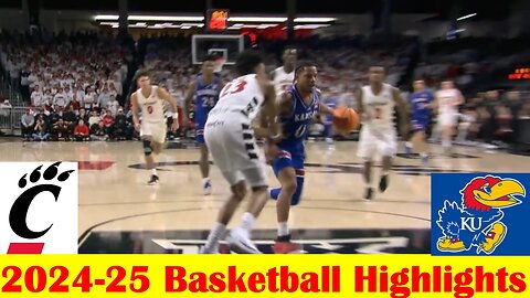 #11 Kansas vs Cincinnati Basketball Game Highlights 1 11 2025