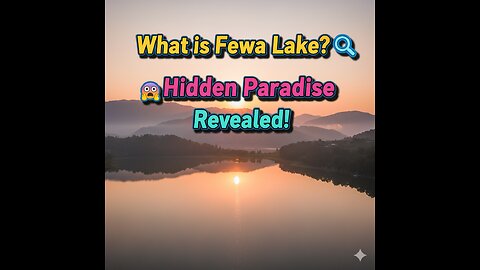 Fewa Lake – Hidden Paradise of Nepal! 🌄 The Untold Mystery of Beauty