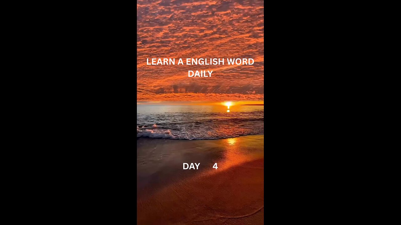LEARN A ENGLISH WORD DAILY