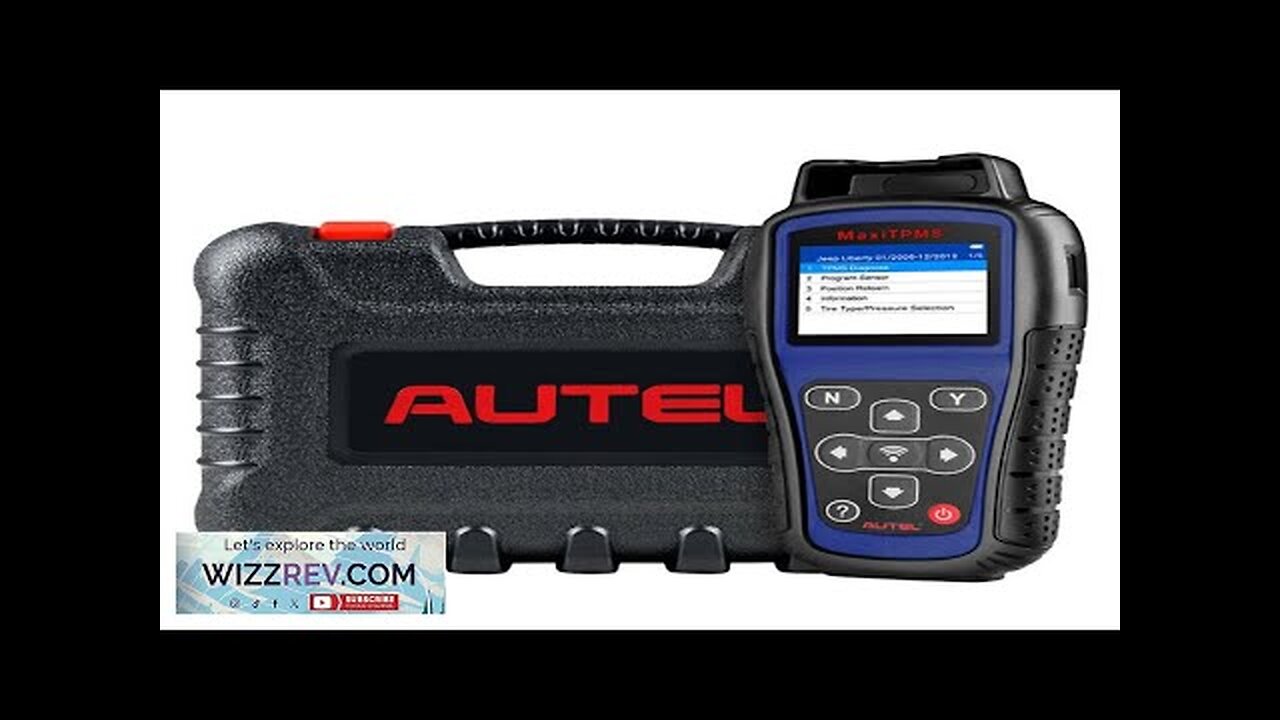 AUTEL MaxiTPMS TS501 Pro TPMS Diagnostic Scanner Tool LCD Display 2400mAh Lithium-polymer Review