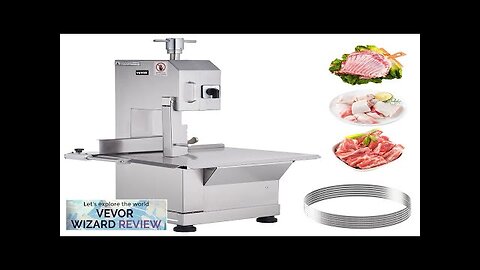 VEVOR Commercial Electric Meat Bandsaw 2200W Stainless Steel Countertop Bone Sawing Review