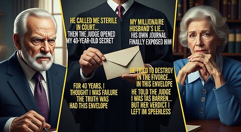 My Rich Husband's Lie Shattered Our Perfect Life .40 Years a Lie: My Husband's Cruel Secret...