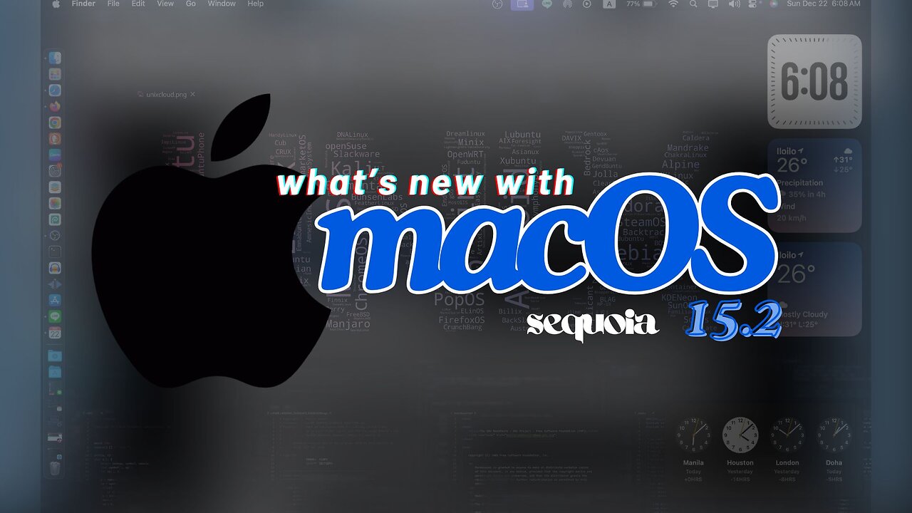 Gadget - What's new with Mac OS 15.2