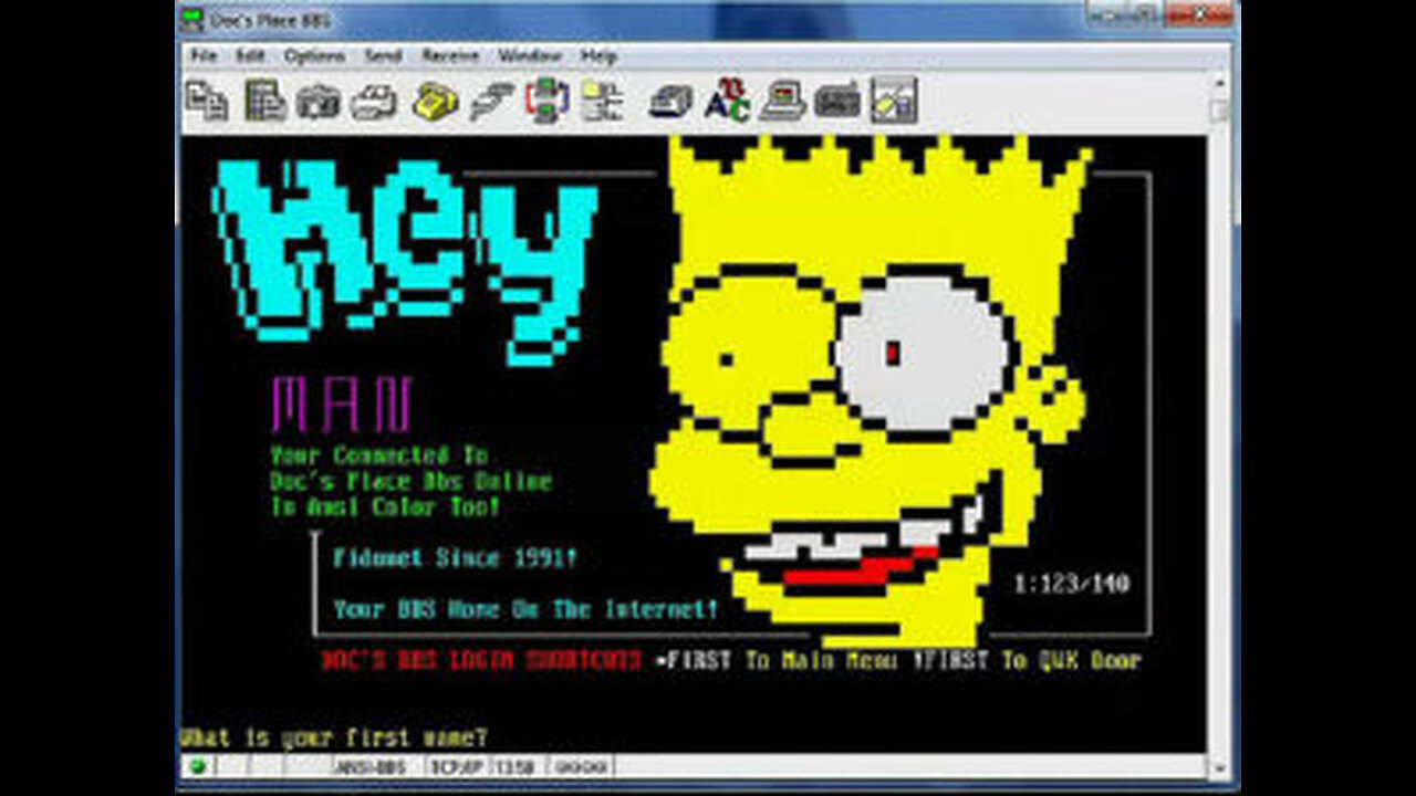BBS Telenet Tour. How We Did It Before GUI Was Available!