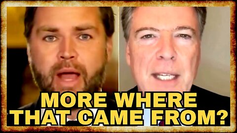 JD Vance Promises MORE INDICTMENTS After Comey Charges