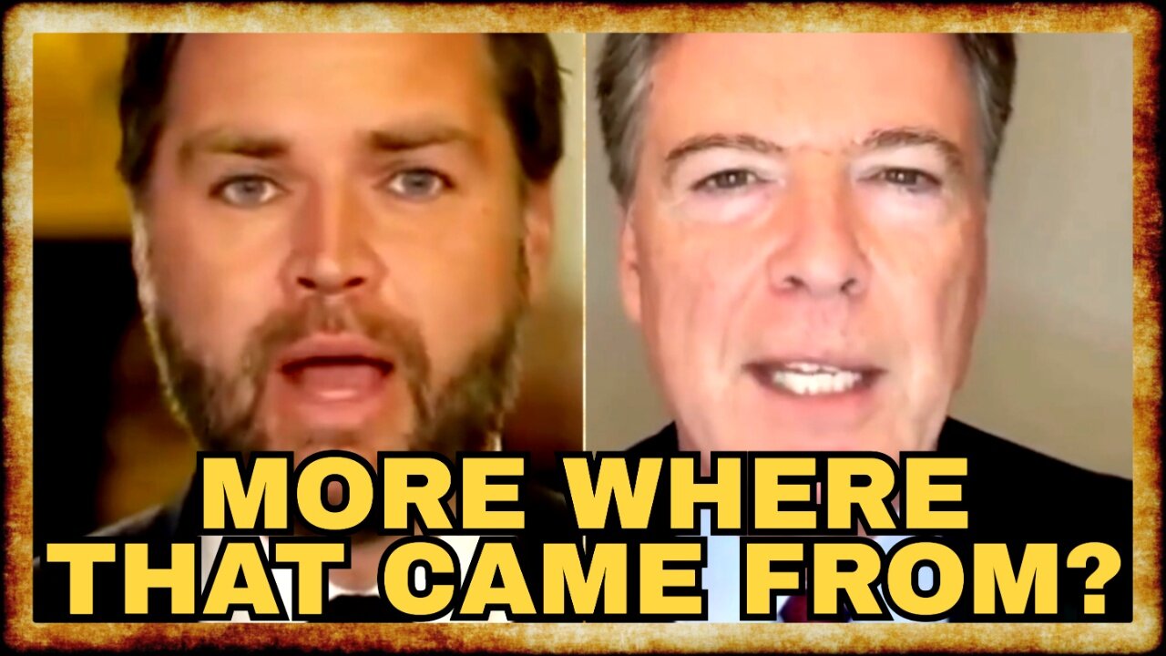 JD Vance Promises MORE INDICTMENTS After Comey Charges