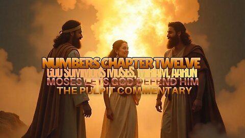 Numbers Chapter 12 The Pulpit Commentary