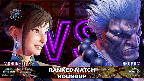 Kuya Kalbo SF6 Ranked Roundup. Chun Li Master Rank [Hori Fight Stick]