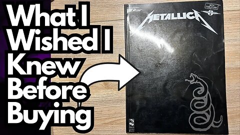 Metallica's Black Album Tab Book - One of the Best Ones