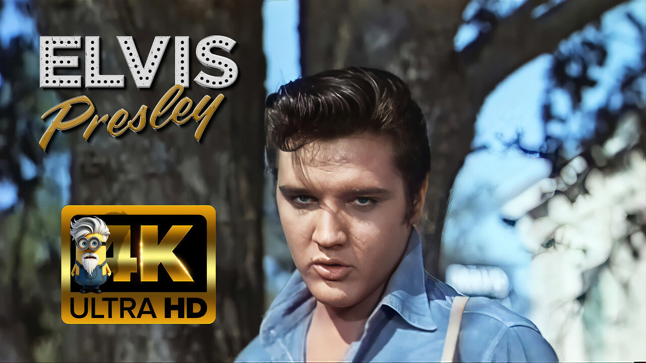 Elvis Presley - Got A Lot O' Livin' To Do ⭐UHD⭐ (1957) AI 4K Enhanced Stabilized