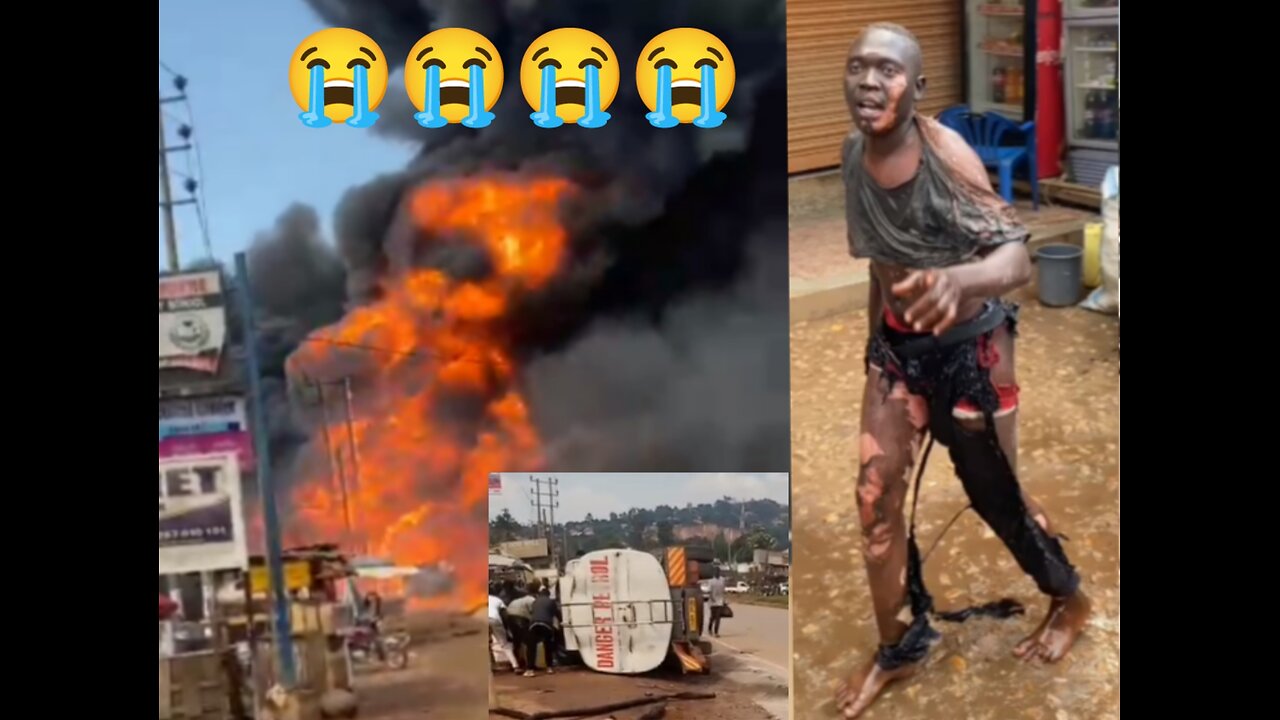 ðŸ˜Petroleum car made accident at the border !! Explosion 💥💥💥💥💥