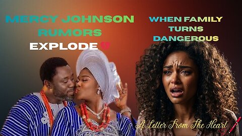 Mercy Johnson Marriage Under Fire 🔥 | In-Law Threats & the Price Women Pay