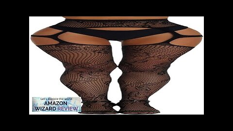 Verdusa Women's Fishnet Stockings Tights High Waist Lace Suspender Pantyhose Review