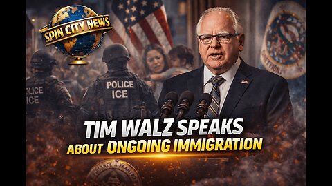 Tim Walz speaks about ongoing immigration sweeps in Minnesota