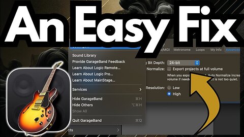 How To Export Out of GarageBand Without Normalizing