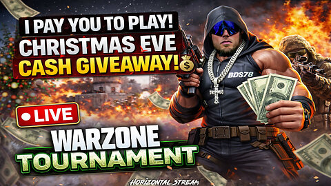 🎅 Warzone Resurgence LIVE 🎄 | Christmas Eve CASH Giveaway 💰