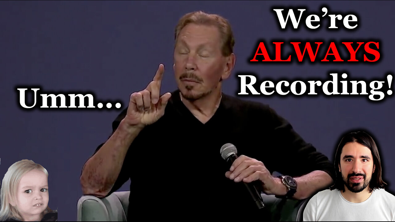 Oracle CEO Wants To Record Police Officers In The Bathroom & Keep Citizens On Their Best Behavior!