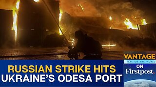 Russian Strike Damages Energy Infrastructure in Ukraine's Odesa Region | Vantage on Firstpost