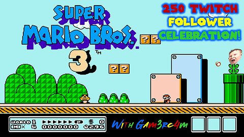 Beating Super Mario Bros 3 With No Warps! | 250 Twitch Follower Special 🎉