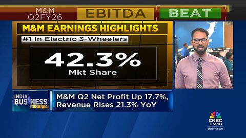 India Business Hour: SBI Beats Street In Q2, M&M Cruises In The Q2 & More Updates | Top News | Nifty