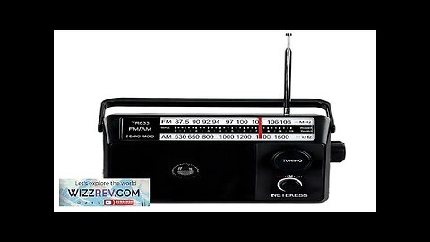 Retekes TR633 Radio FM Portable Radios AM FM Rechargeable Battery Operated Radio Review