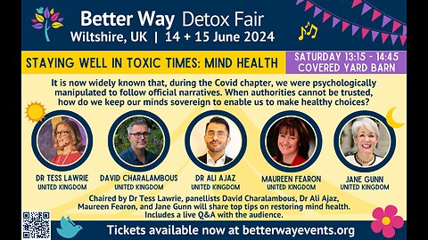 MInd Health - Staying Well In Toxic Times