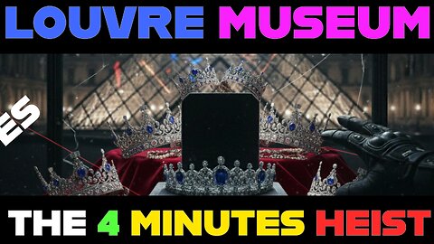 THE 4-MINUTE HEIST - Priceless Jewels GONE from the Louvre.