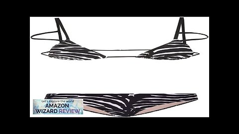 ADRIANA DEGREAS Store Adriana Degreas Zebra Bikini with StrapsImagine this triangle set Review