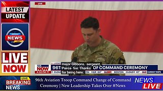 96th Aviation Troop Command Change of Command Ceremony | New Leadership Takes Over #News