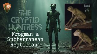 FROGMAN & SUBTERRANEAN REPTILIANS OF THE AMERICAS WITH MIDWEST NIGHT WATCHERS