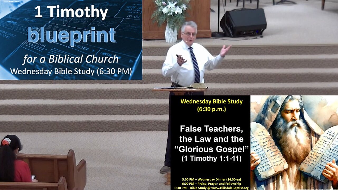 “False Teachers, the Law and the ‘Glorious Gospel’” (1 Timothy 1:1-11) - Bible Study, Feb 12, 2025