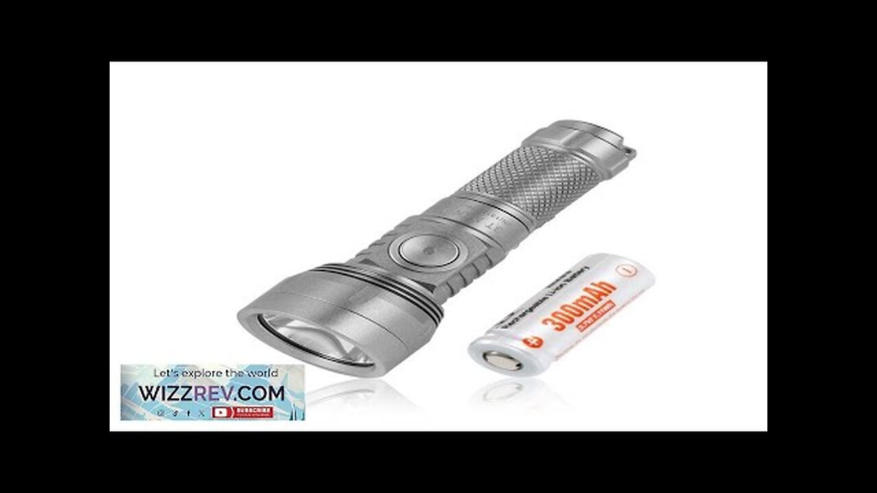 Lumintop GT NANO3.0 700LM 400M Titanium EDC LED Keychain Flashlight Built-in 10280 Review